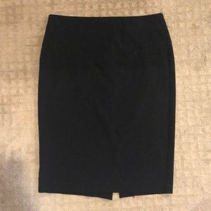 Black pencil skirt